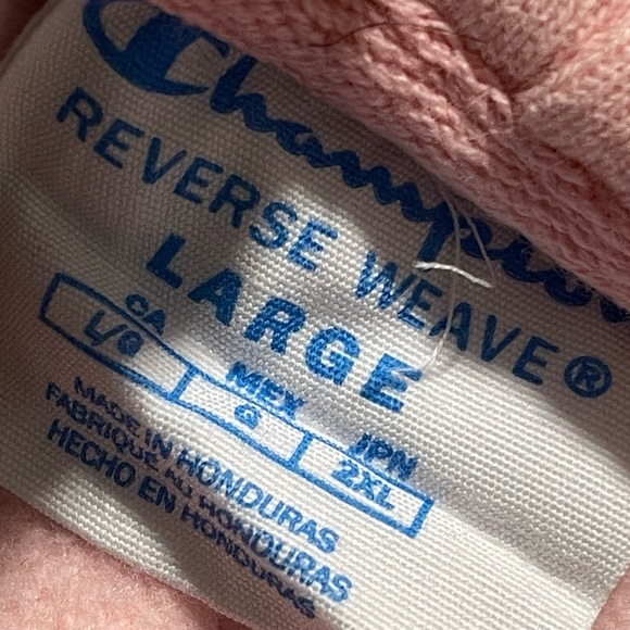 Light Pink Champion Hoodie - Picture 3 of 3
